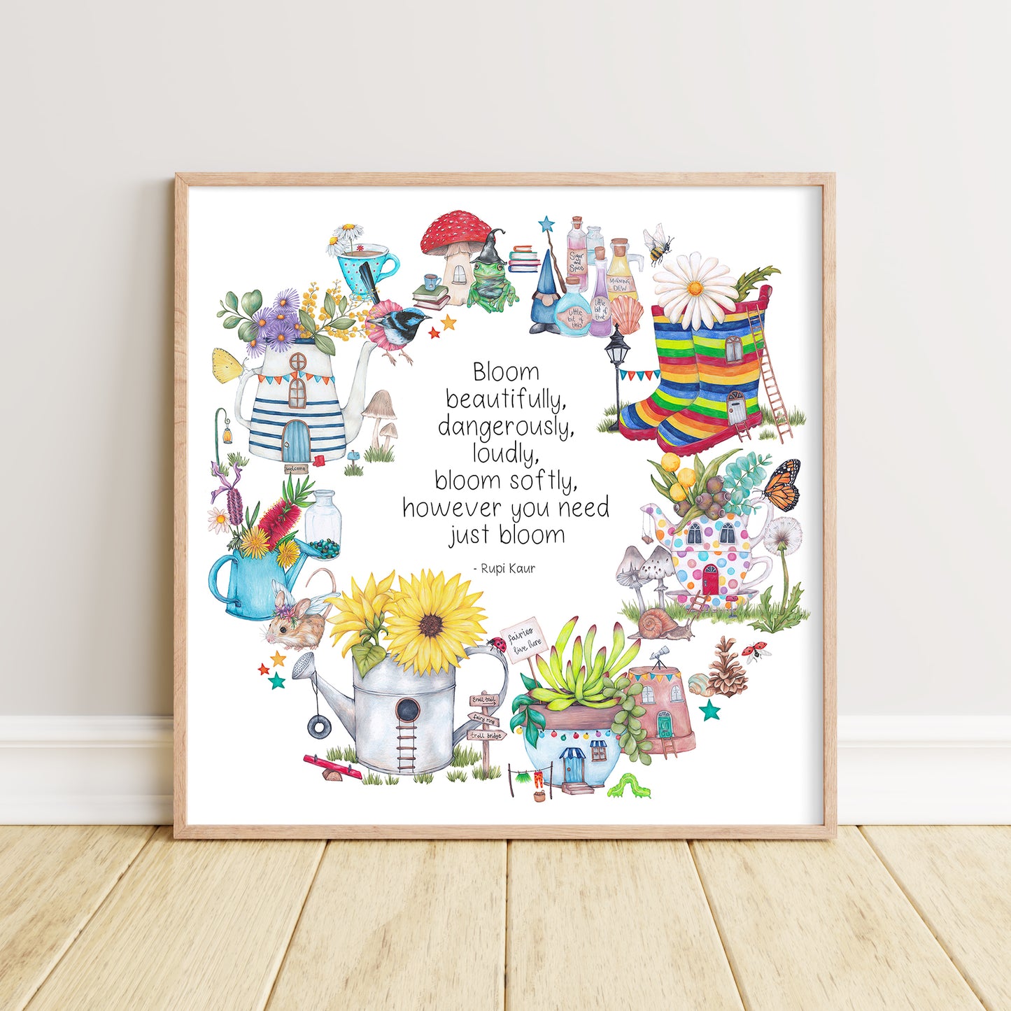 Secret Garden Bloom Quote DIGITAL DOWNLOAD