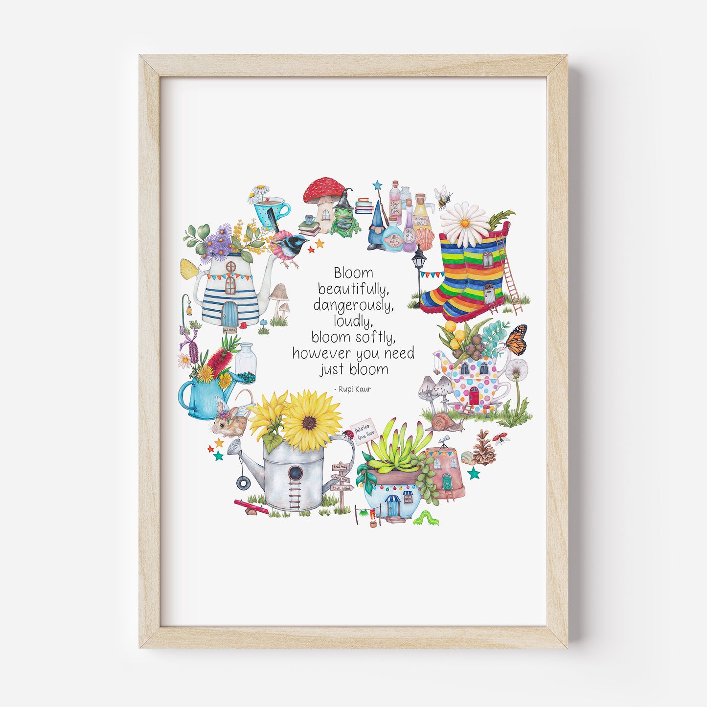 Secret Garden Bloom Quote DIGITAL DOWNLOAD