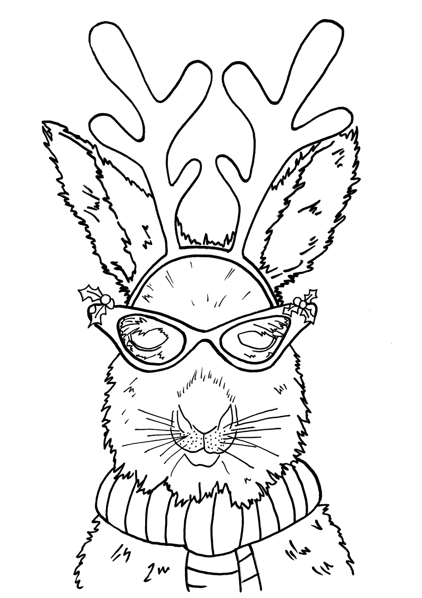 Australian Christmas Animals Colouring In Bundle DIGITAL DOWNLOAD