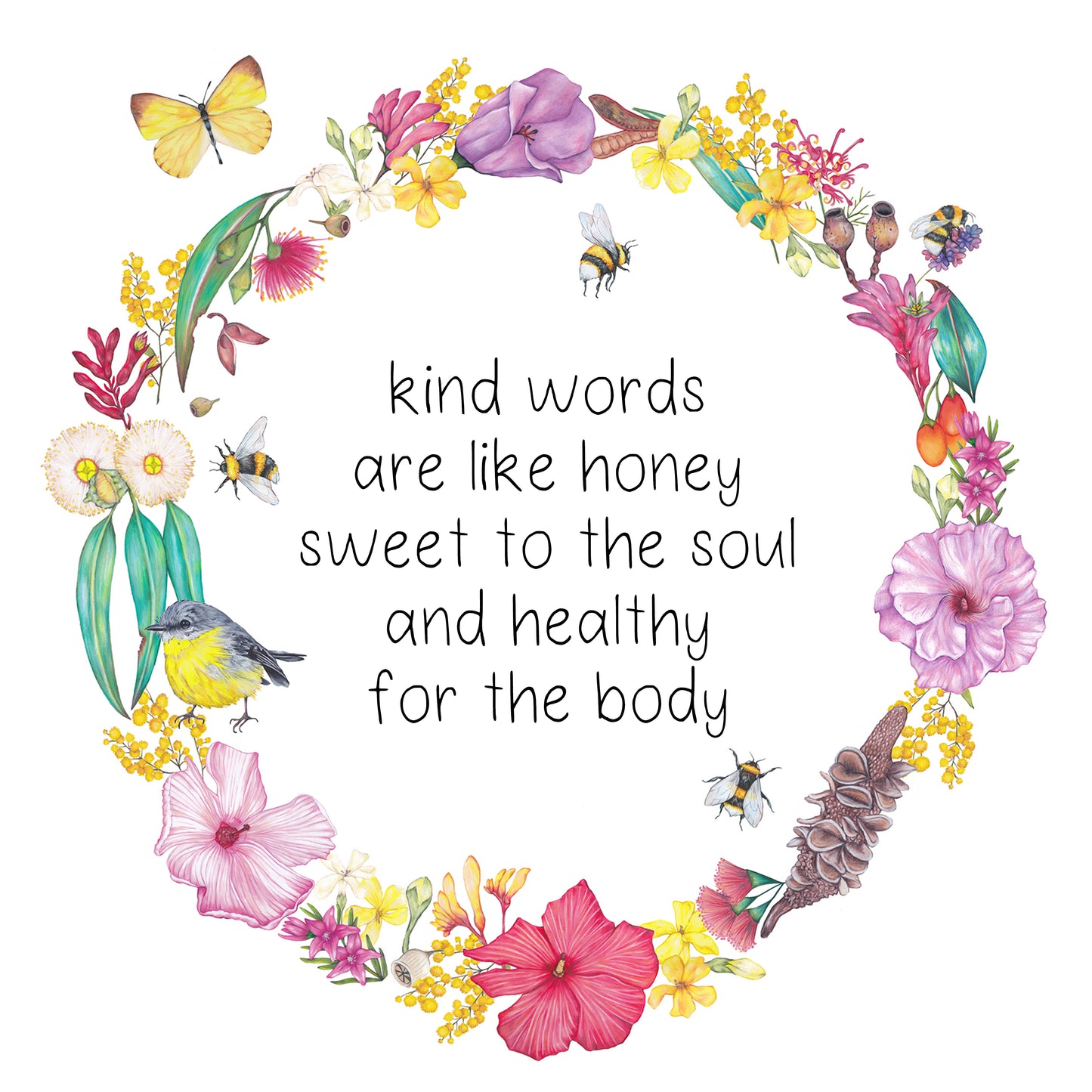 Kind Words Proverb DIGITAL DOWNLOAD