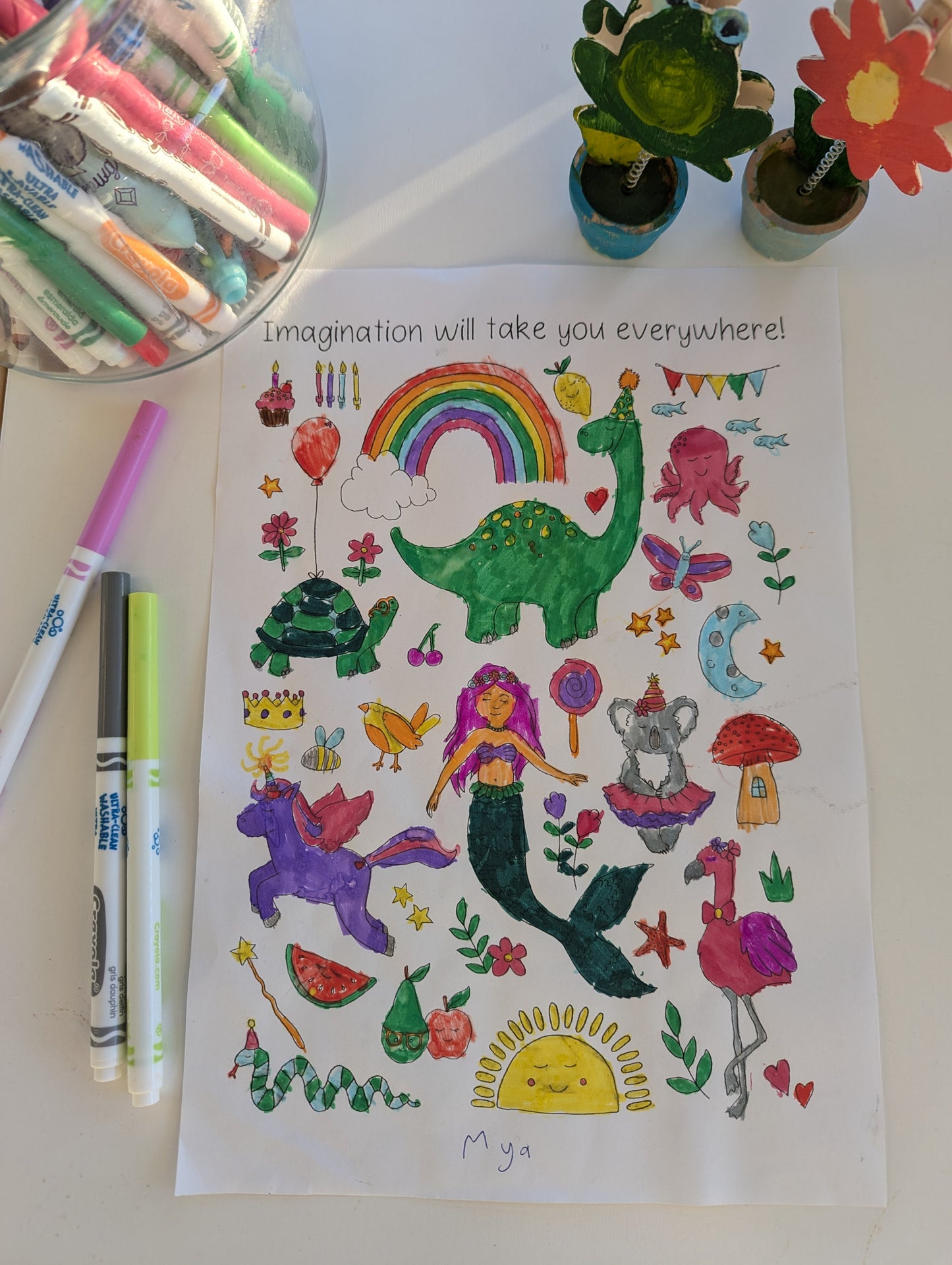 Imagination Colouring In Page DIGITAL DOWNLOAD