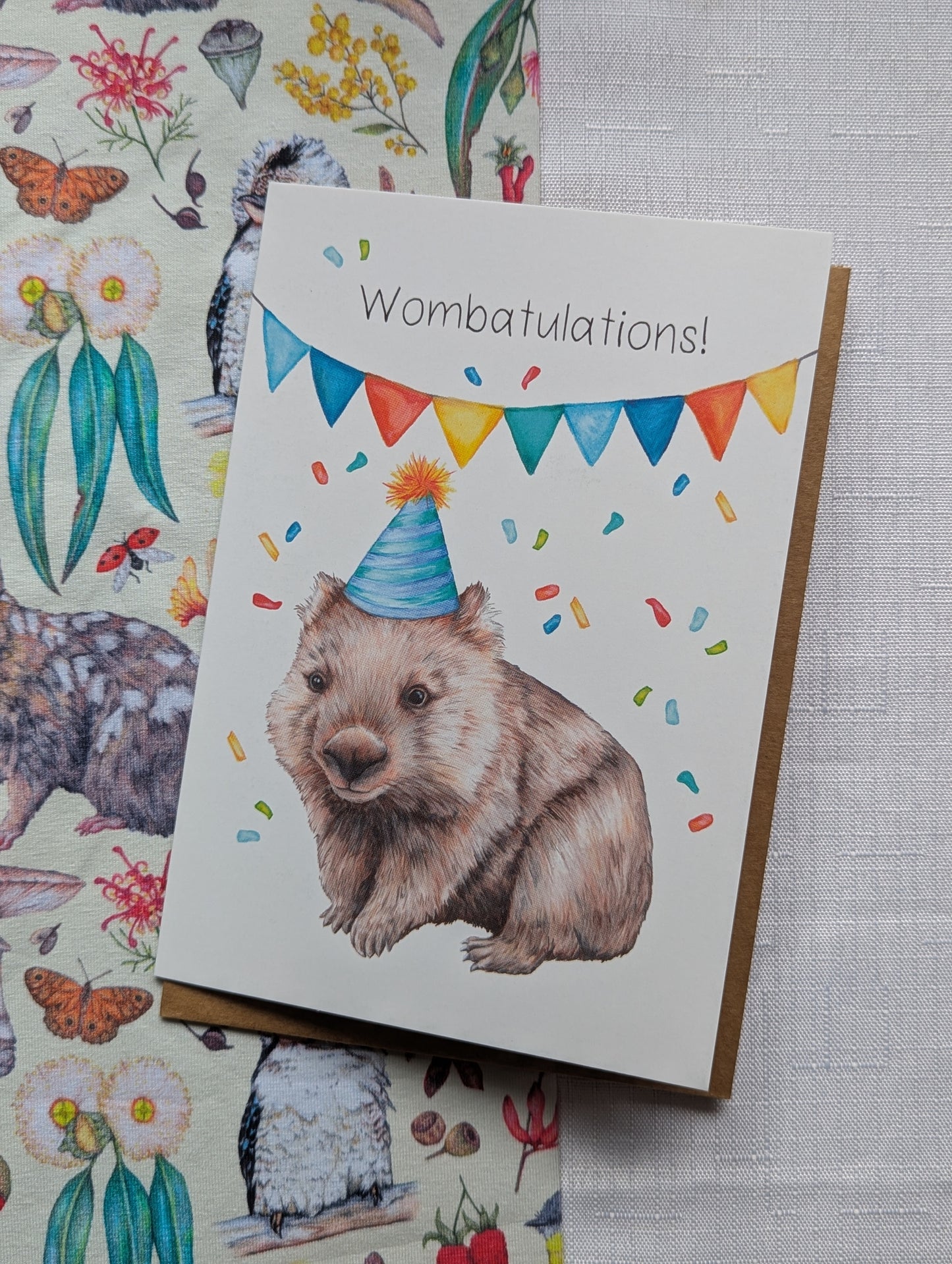 Wombat Greetings Card