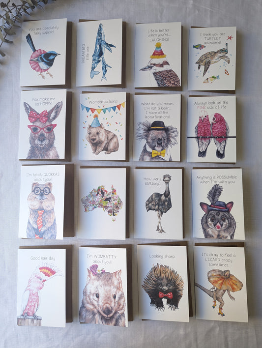 Australian Pun Greetings Card Bundles