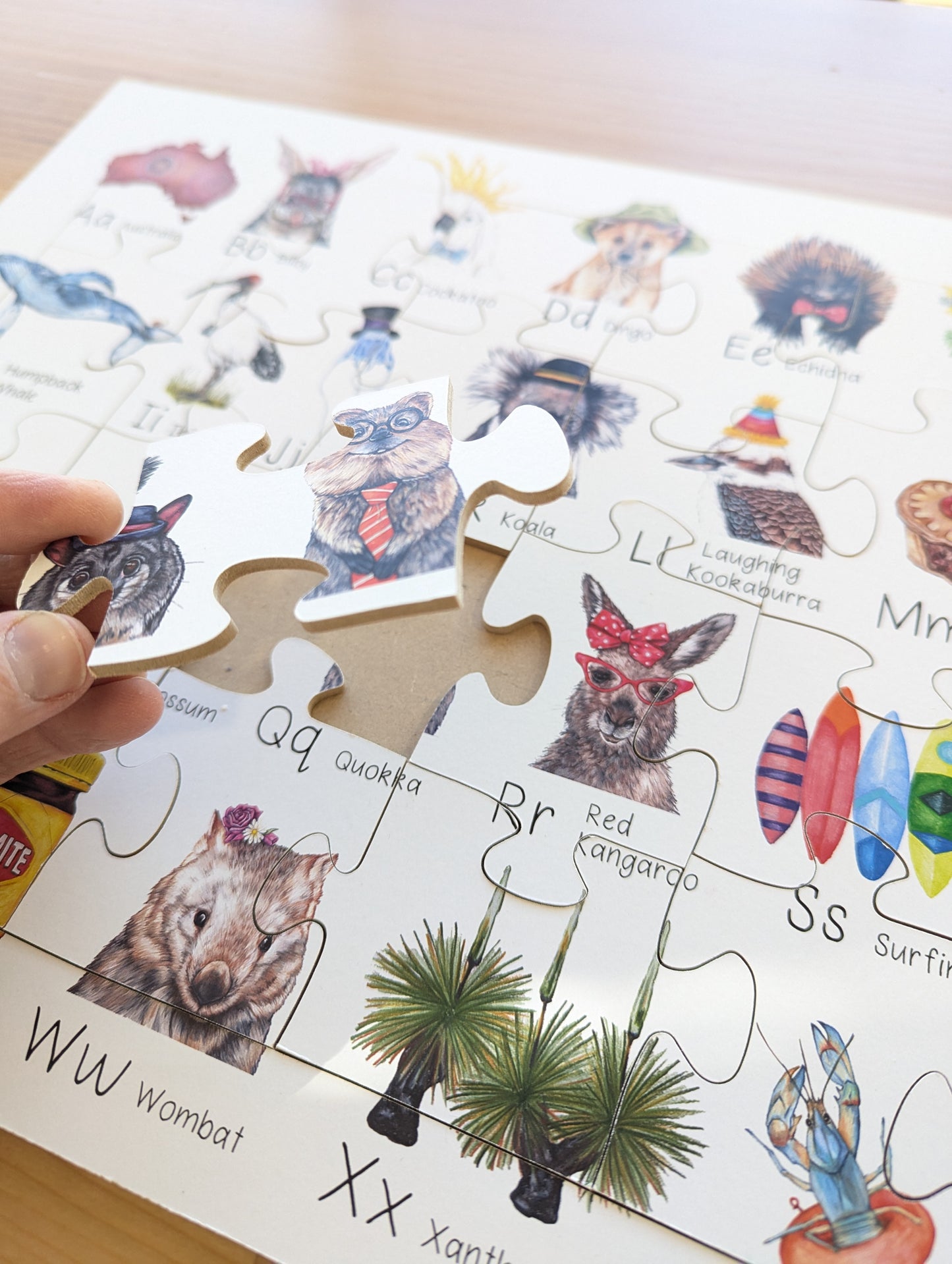 Australian Alphabet Jigsaw Puzzle