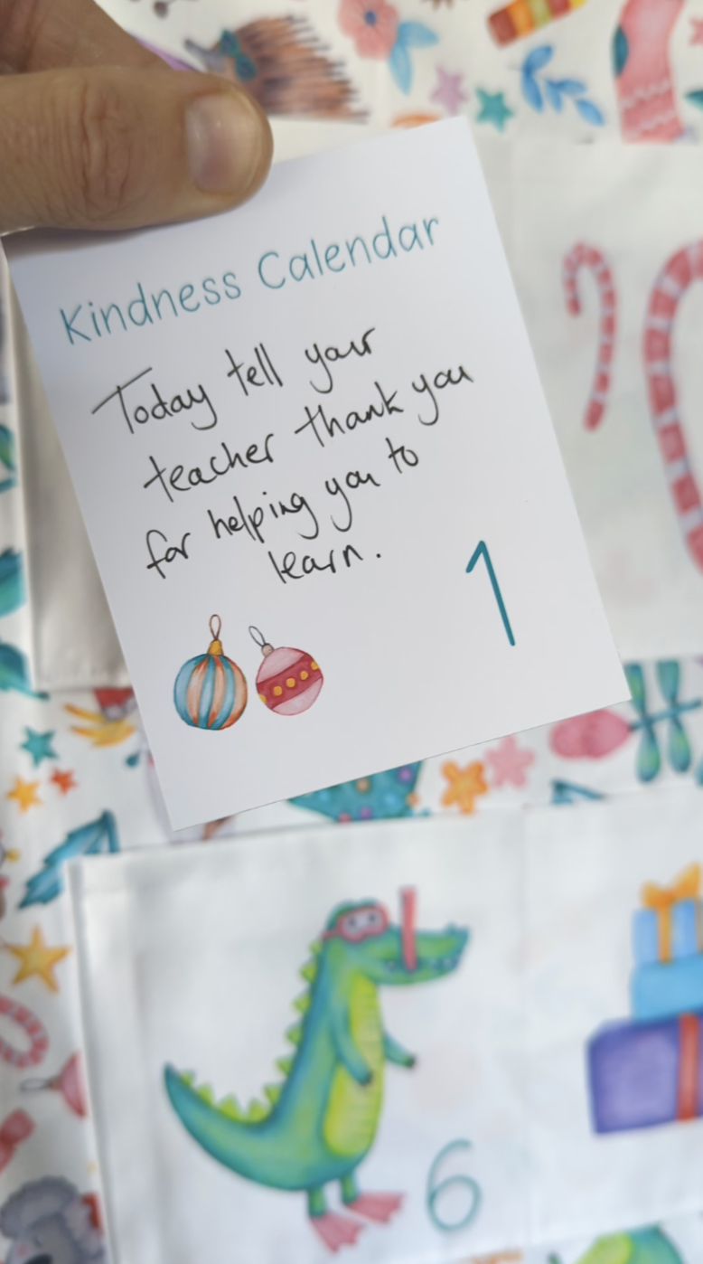 DIGITAL DOWNLOAD Kindness Calendar Cards