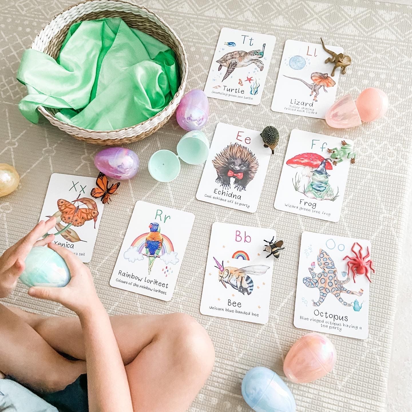 Australian Animal Alphabet Flash Cards DIGITAL DOWNLOAD