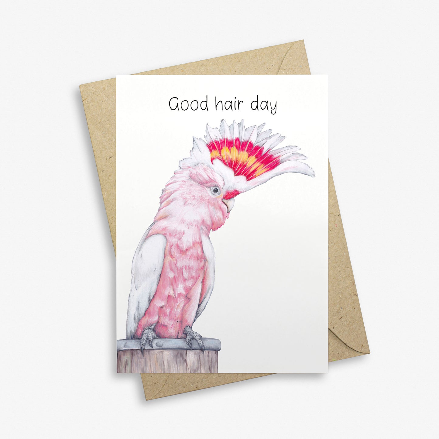 Major Mitchell's Cockatoo Greetings Card