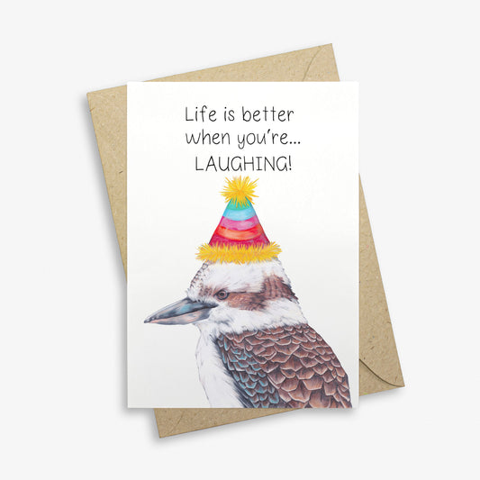 Kookaburra Greetings Card