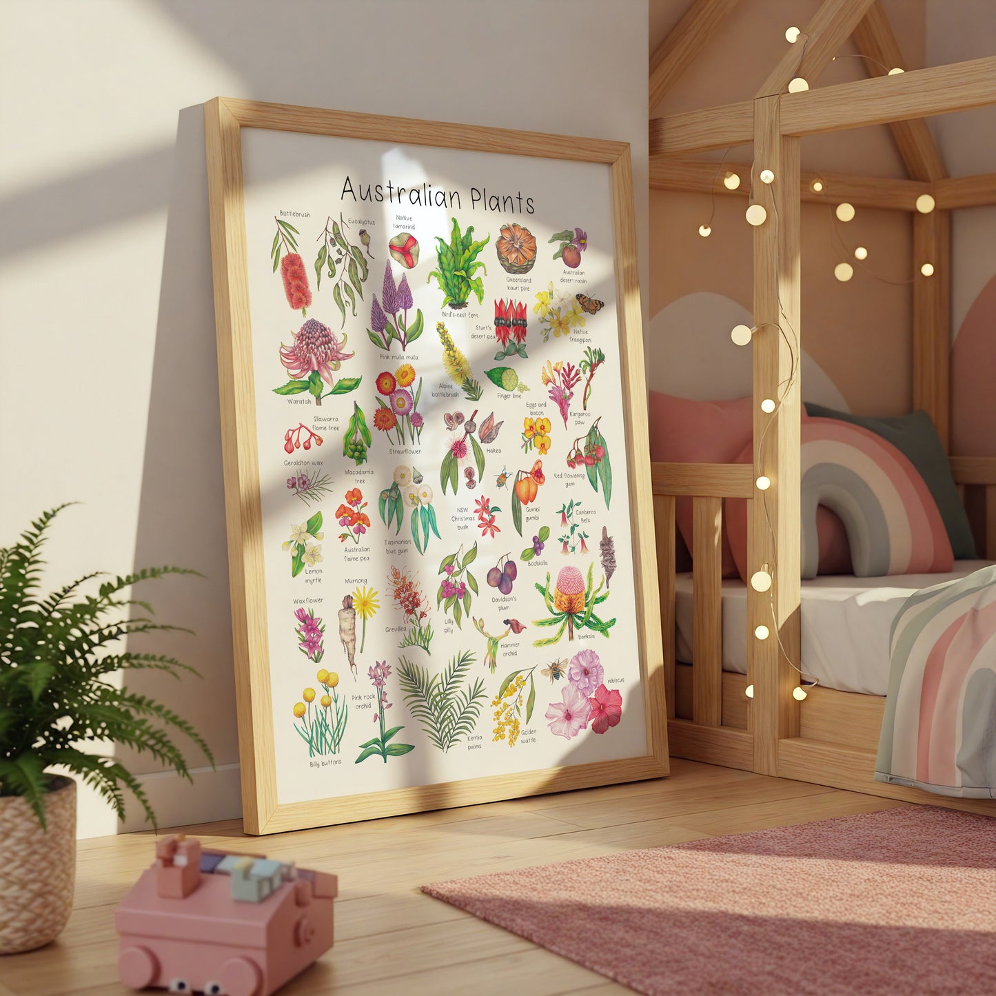 Australian Native Plants A3 Print