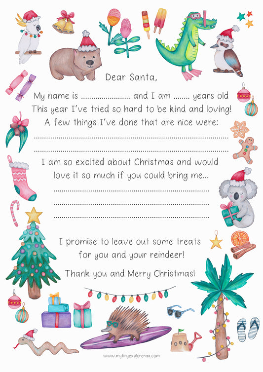 Dear Santa Letter