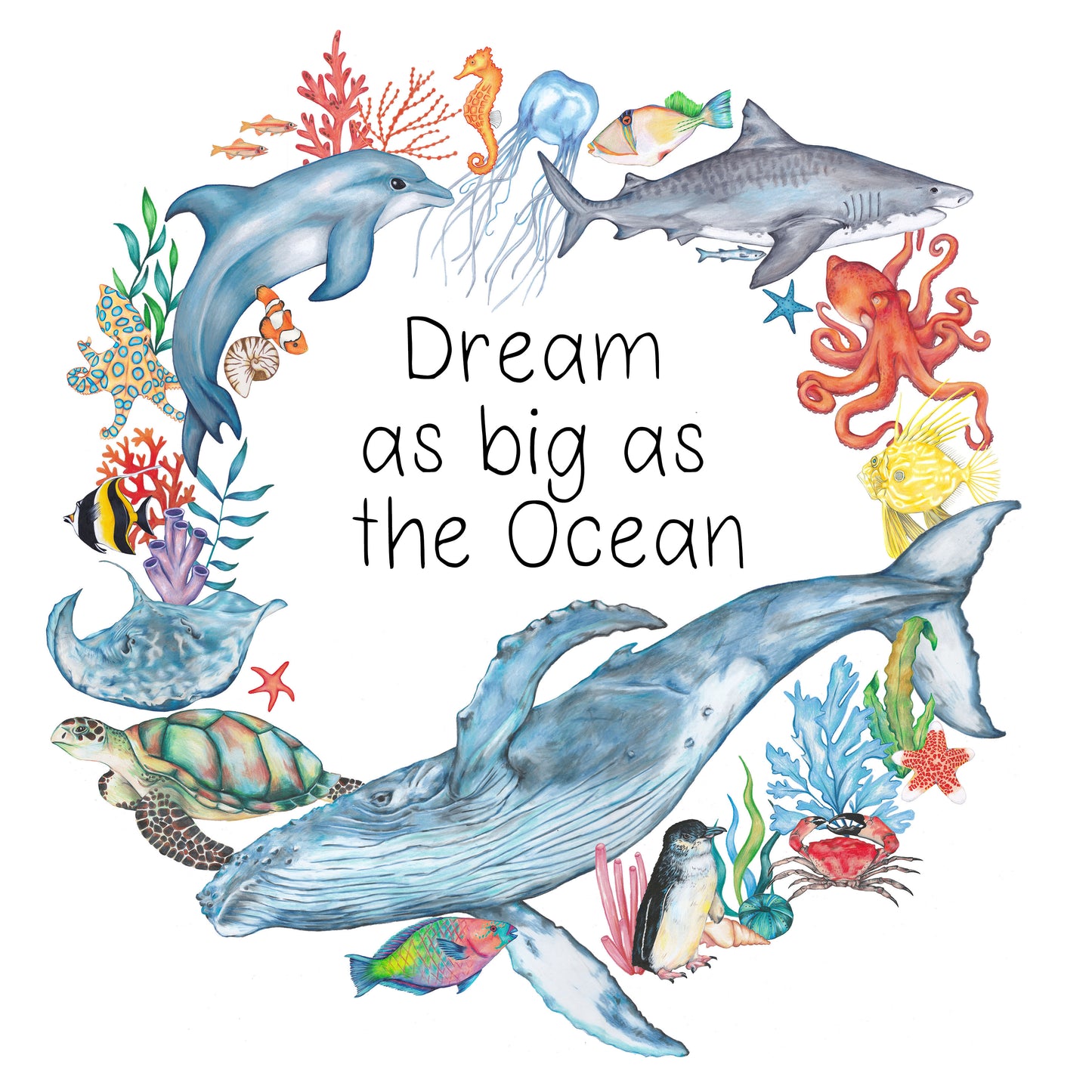 Dream as big as the Ocean DIGITAL DOWNLOAD