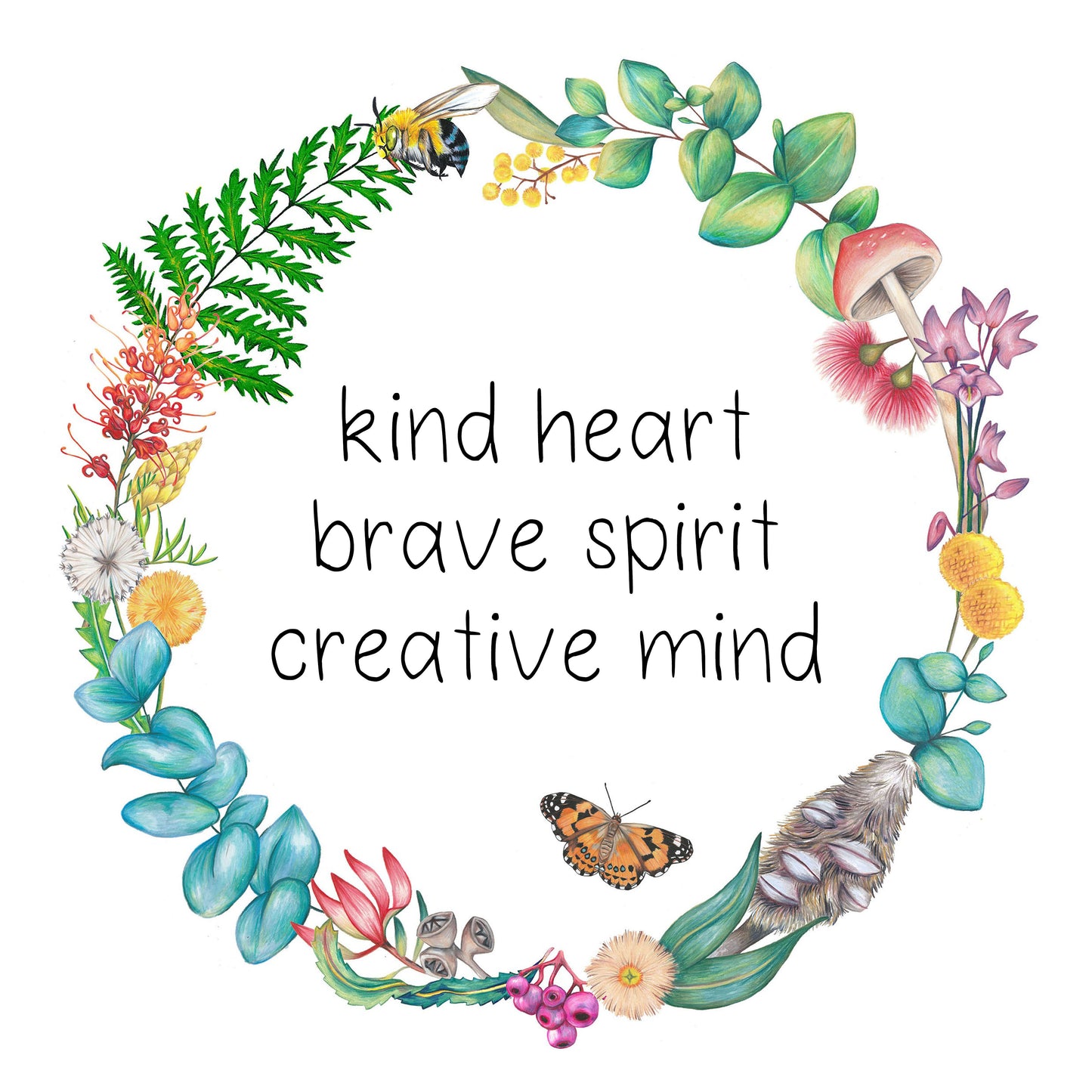 Kind Heart Affirmation Wreath DIGITAL DOWNLOAD