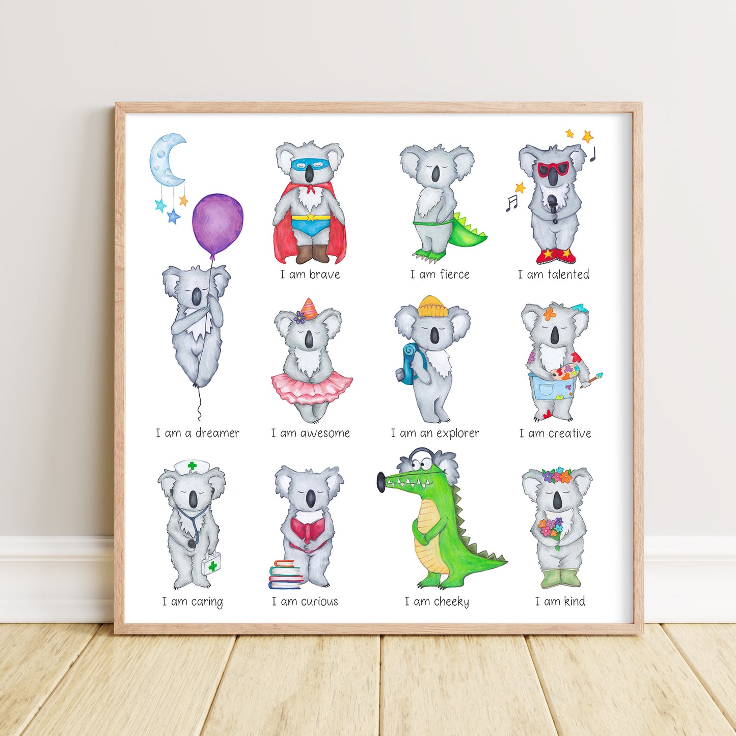 Koala Affirmation Poster DIGITAL DOWNLOAD