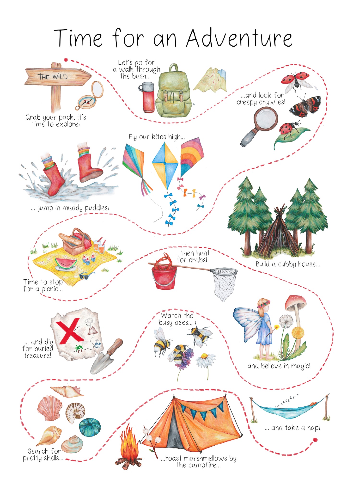 Time for an Adventure Poster DIGITAL DOWNLOAD