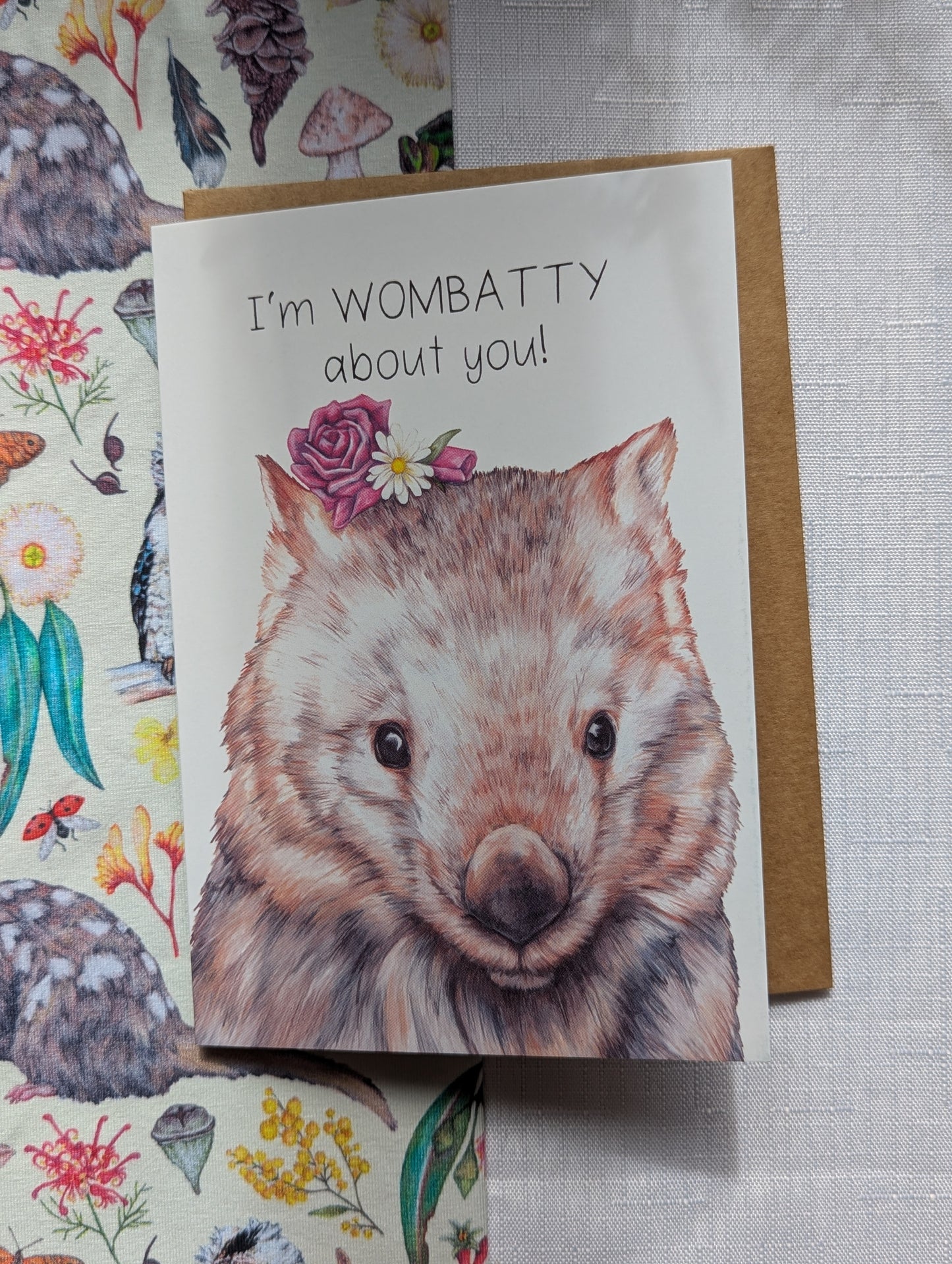 Wombat Greetings Card