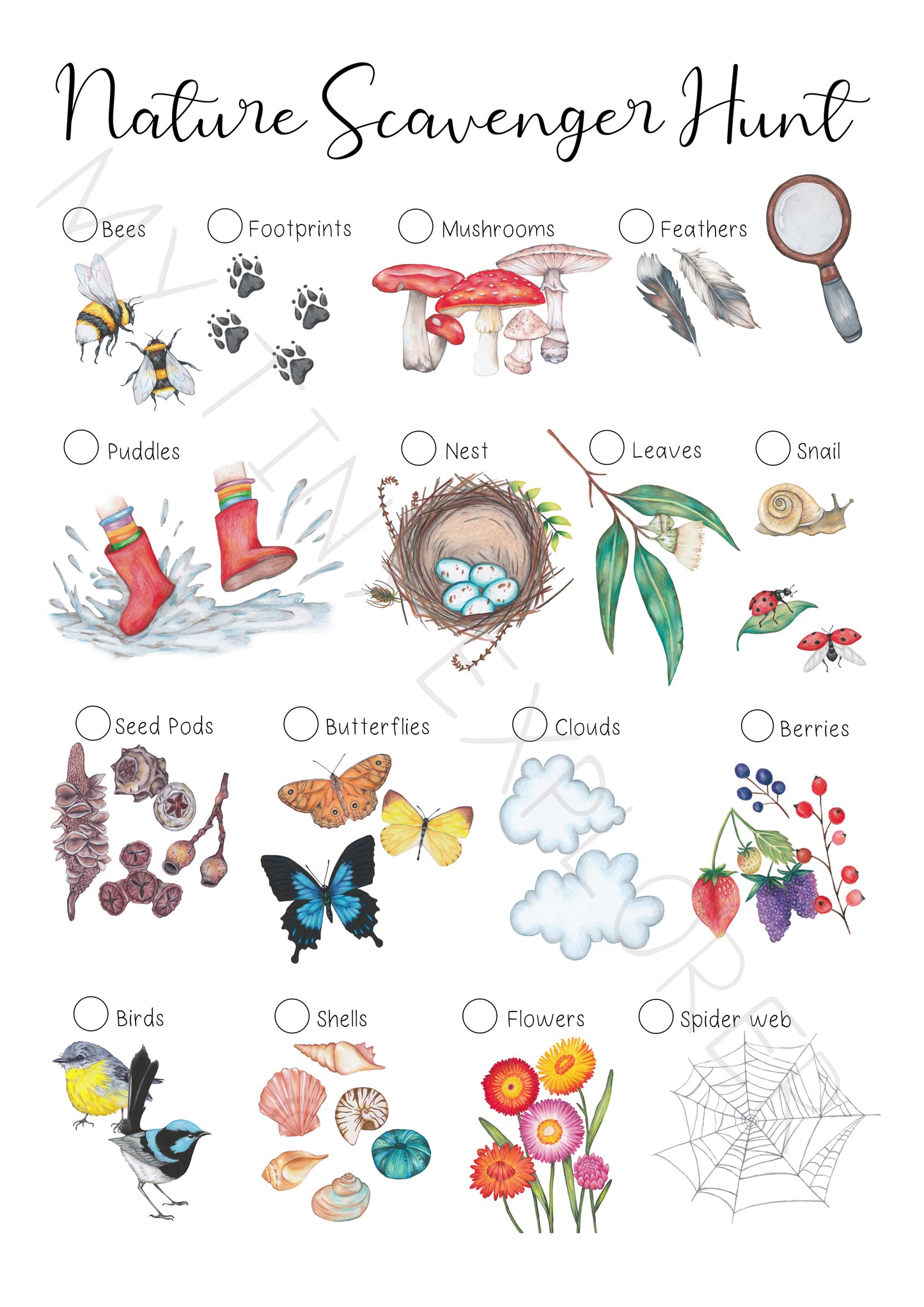 Nature Scavenger Hunt