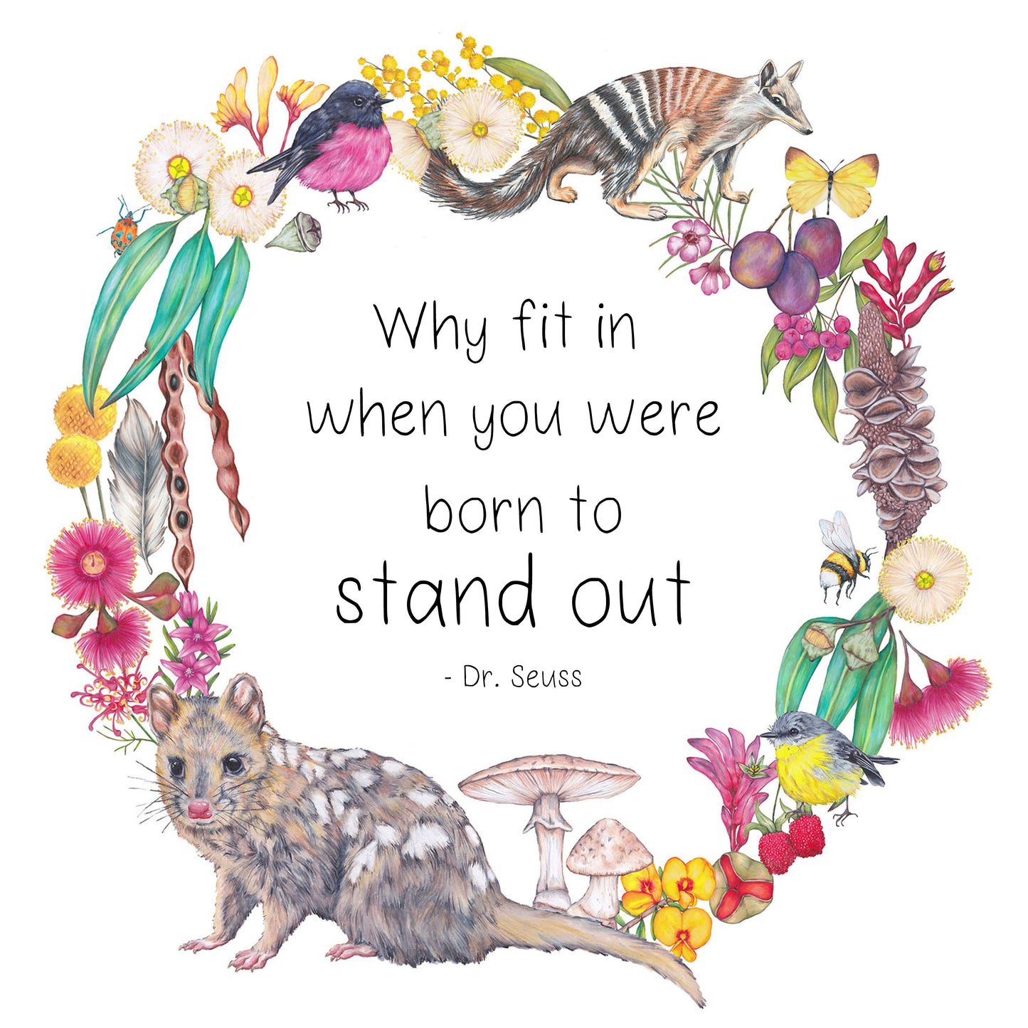 Born To Stand Out Quote DIGITAL DOWNLOAD