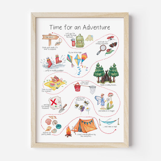 Time for an Adventure Poster DIGITAL DOWNLOAD