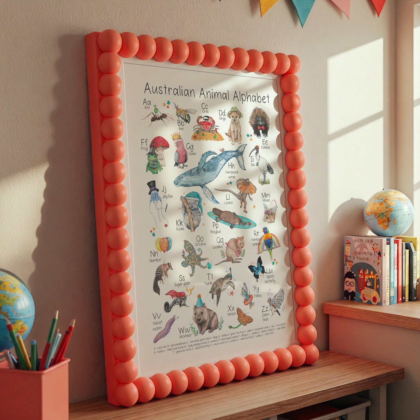 Australian Animal Alphabet Poster DIGITAL DOWNLOAD