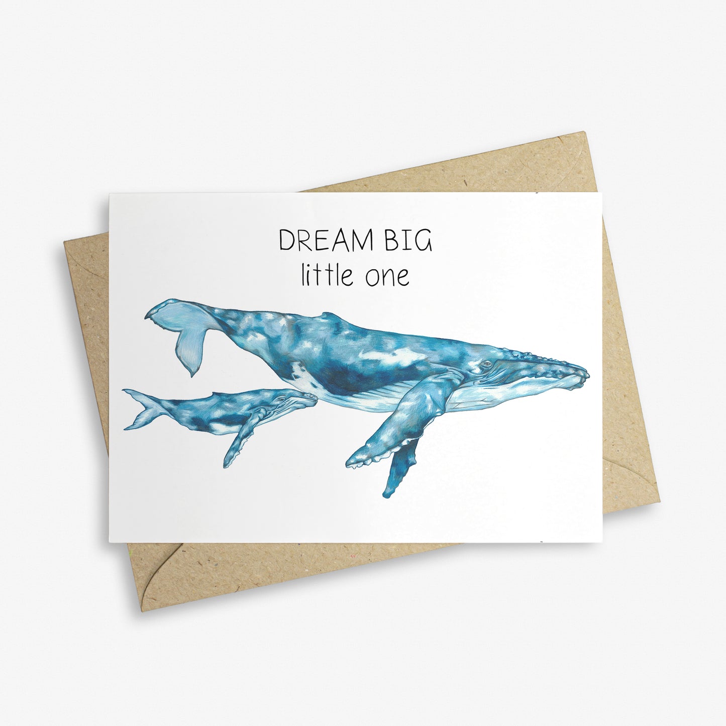 Humpback Whales Greetings Card